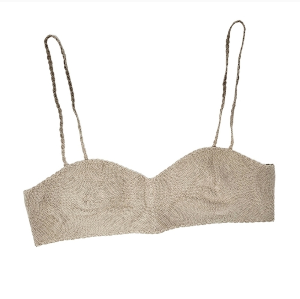 ZARA crocheted bralette crop top NWT festival sexy